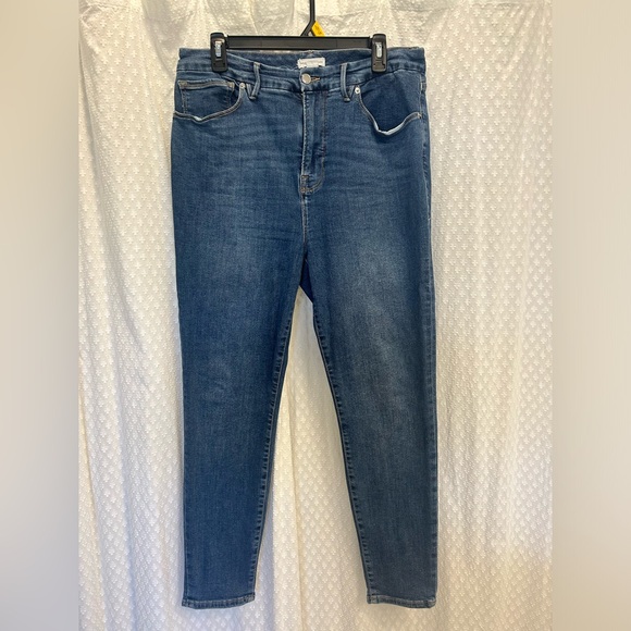 Good American Extreme V High
Waist Ankle Skinny Jeans - Picture 1 of 3